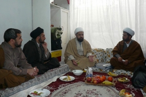 علامہ امین شہیدی کا مشہد مقدس میں ایم ڈبلیو ایم کے دفتر کا دورہ علماء سے ملاقات