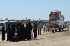 تحفظ پاکستان کانفرنس،  علامہ حسن ہمدانی کی قیادت میں 80 سے زائد بسوں کا قافلہ لاہور سے اسلام آباد کی جانب گامزن