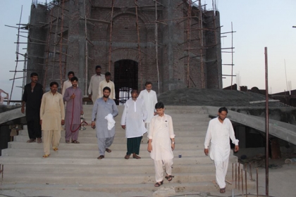 نثار فیضی کی زاکر اہل بیتؑ ریاض شاہ رتووال سے ملاقات، زیر تعمیر جنت البقیع کمپلیکس کی تعمیرات کا جائزہ لیا