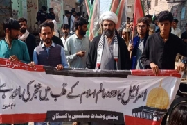 56 اسلامی ممالک اور ستر لاکھ اسلامی فوج خاموشی سے فلسطینی بچوں اور معصوم شہریوں کا قتل عام دیکھ رہے ہیں،علامہ مقصود ڈومکی