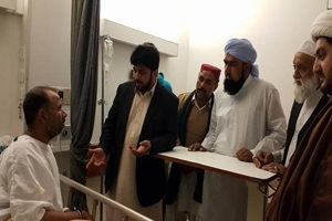 مجلس وحدت مسلمین،سنی اتحادکونسل اور پاکستان عوامی تحریک کے وفد کی مشترکہ طور پرسانحہ شکارپور کے زخمیوں کی عیادت