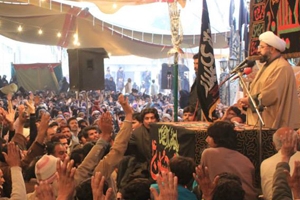 ملتان :علامہ امین شہیدی کاشہید علامہ ناصر عباس آف ملتان کے چہلم کے اجتماع سے خطاب