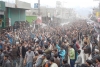 گمبہ اسکردو میں تفرقہ انگیز وال چاکنگ اور شیخ کریمی کے خلاف جاری نوٹس کے خلاف احتجاجی مظاہرہ
