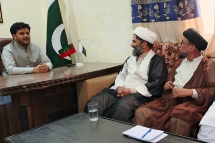 ایم ڈبلیوایم وفد کی علامہ مقصود ڈومکی کی سربراہی میں پی ٹی آئی بلوچستان کے صدرداؤد شاہ کاکڑ سے ملاقات