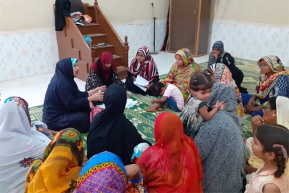 ایم ڈبلیوایم شعبہ خواتین کی رہنما محترمہ سیمی نقوی اور محترمہ غزالہ جعفری کاضلع ٹنڈو باگو کا دورہ