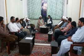 علامہ شفقت شیرازی کی زیر صدارت ایم ڈبلیوایم شعبہ قم کی کابینہ اور مشاورتی کمیٹی کا مشترکہ اجلاس