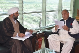 علامہ مقصود ڈومکی کی سربراہی میں ایم ڈبلیوایم کے وفد کی وفاقی وزیر انسانی حقوق ریاض پیرزادہ سے ملاقات ،عزاداروں پر درج مقدمات واپس لینے کا مطالبہ