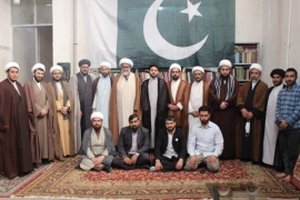 قم المقدس، علامہ راجہ ناصرعباس جعفری کا دفتر جامعہ روحانیت بلتستان کا دورہ