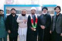 رہنما ایم ڈبلیوایم اور ممبر متحدہ علماء بورڈ پنجاب علامہ حسن ہمدانی کی علامہ وسیم عباس سے ملاقات، ضلعی صدر منتخب ہونے پر مبارکباد