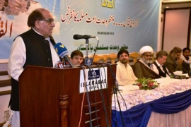 القدس کے معاملے پر آیت اللہ خمینی کی ذہانت و بصیرت کو داد دیتا ہوں، سینیٹر ظفر علی شاہ