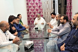 آغا علی رضوی کی سربراہی میں ایم ڈبلیوایم کی اعلیٰ حکومتی شخصیات کی علامہ راجہ ناصرعباس سے ملاقات