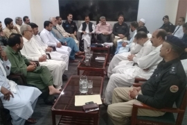 ڈی سی مظفرآباد کی زیر صدارت محرم الحرام کے انتظامات کے حوالے سے اجلاس،ایم ڈبلیوایم کے وفدکی شرکت