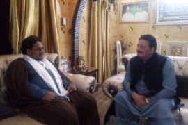 ملتان، علامہ اقتدار نقوی کی  مشیر وزیراعلیٰ پنجاب جاوید اختر انصاری سے ملاقات، صوبہ جنوبی پنجاب کےقیام کے حوالے سے گفتگو