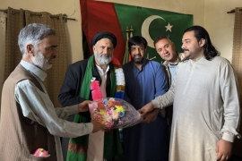 پاکستان تحریک انصاف کےوفدکی آغا سید علی رضوی سے ملاقات، ایم ڈبلیوایم کا صوبائی منتخب ہونے پر مبارکباد